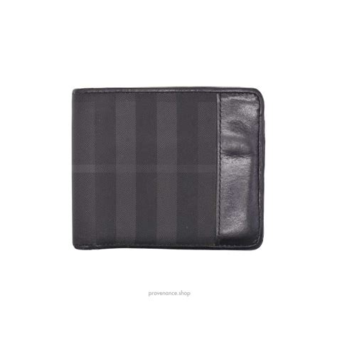 burberry london check and leather international bifold wallet|bifold check and leather wallet.